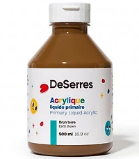 Primary Liquid Acrylic Earth Brown - 500ml