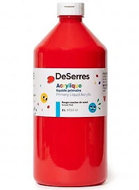Primary Liquid Acrylic Sunset Red- 2l
