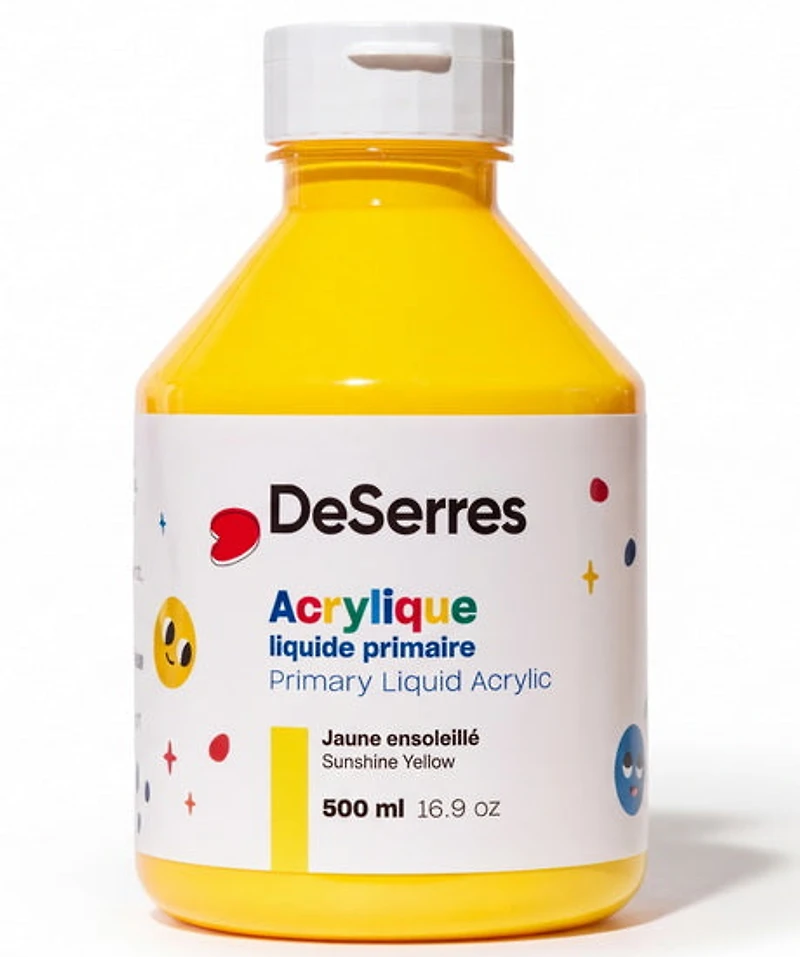 Acrylique liquide primaire jaune rayon de soleil