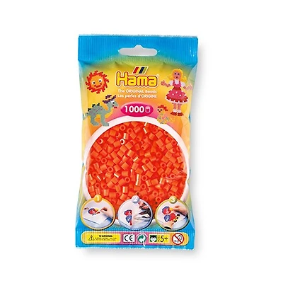 1,000-Pack Hama Midi Beads - Orange