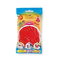 Pqt. 1000 perles hama midi - rouge