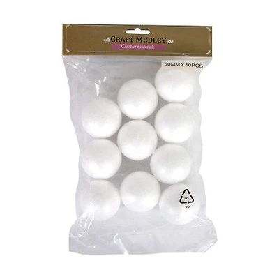 10 Boules polystirène - 2po