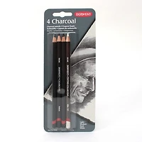 Ens. 4 crayons fusains