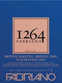 BLOC DE PAPIER BRISTOL 1264 9 X 12 Pouces lisse