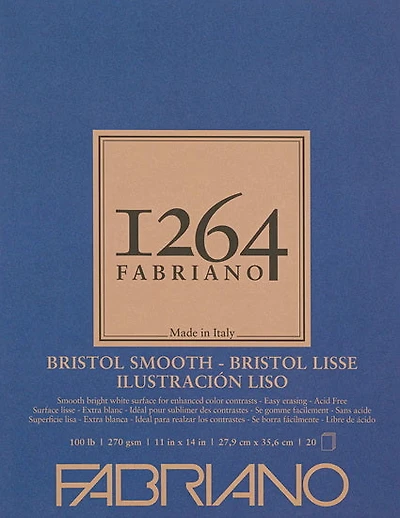 1264 Bristol Pad - 11 X 14 INCHES INCH - LISSE GRAMPERSQUAREMETE