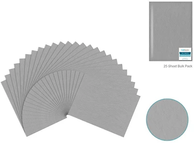 Feutrine - gris argent - 9x12po