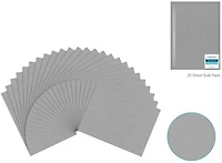 Feutrine - gris argent - 9x12po