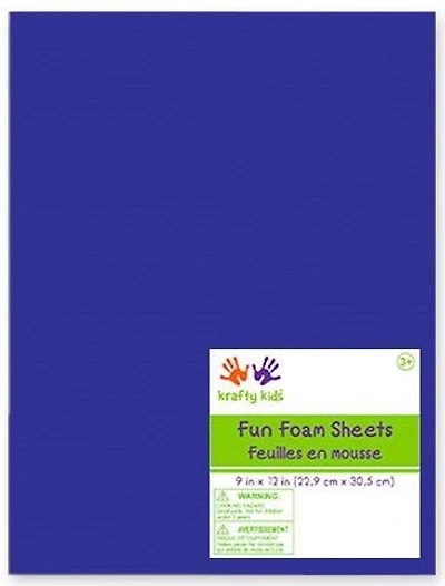 Mousse - bleu royal - 9x12po