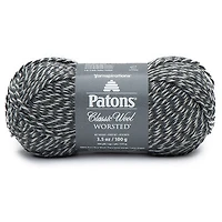 Classic wool yarn #4 - 100g - dark grey marl