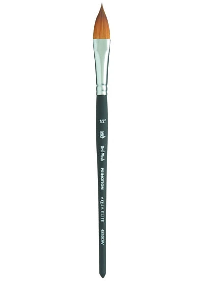 Synthetic paintbrush - aqua elite - oval wash