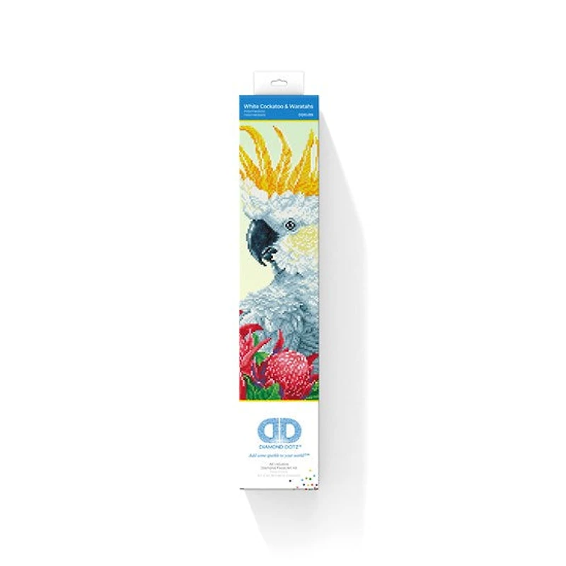 Kit créatif diamond dotz - cacatoès blanc et waratahs