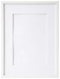 Cadre photo en bois blanc - 8x10po pp 5x7po