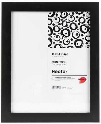 Cadre photo bois noir -11x14po