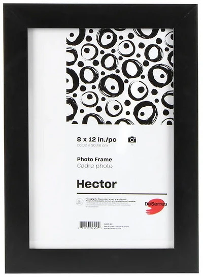 Cadre photo bois noir