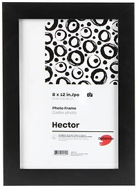 Cadre photo bois noir - 8x12po