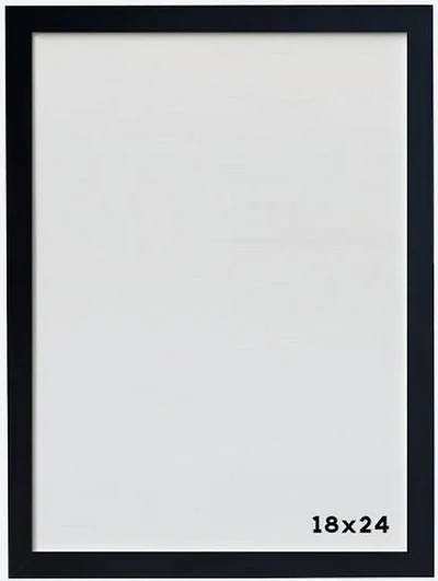 Photo Frame Black Wood - 18x24"