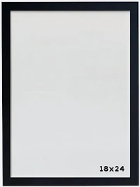 Photo Frame Black Wood - 18x24"