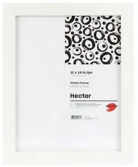 Cadre photo bois blanc -11x14po
