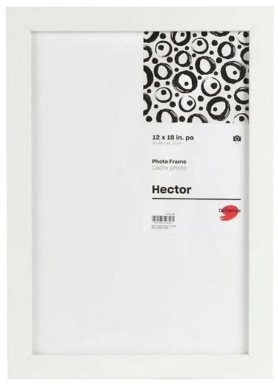 Cadre photo bois blanc -12x18po