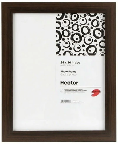 Cadre photo bois espresso - 24x36po