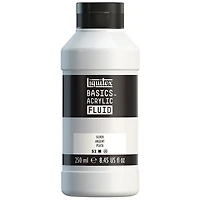 Basics fluid acrylic - 8oz - silver