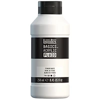 Acrylique basics fluide - 8oz - blanc de titane
