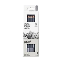 Ens. 6 crayons fusain studio