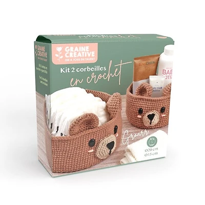 DIY Crochet Basket Kit