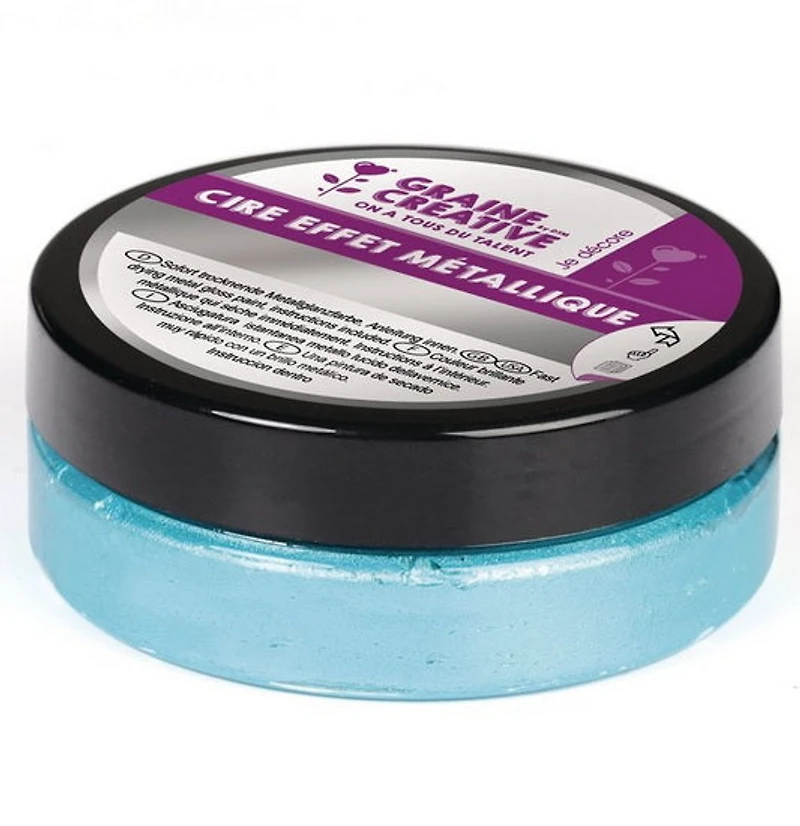 Metallic Effect Wax - 62.5 g - Turquoise