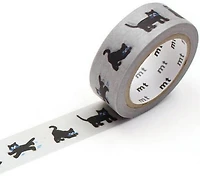 Ruban washi chats noirs - 15mmx7m