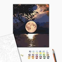 Paint by Number Moon