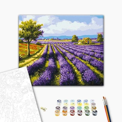 Paint by Number Lavender Field