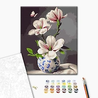 Paint by Number Orchid In Vase