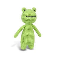 Set of Amigurumi Crochet Trevor the Frog