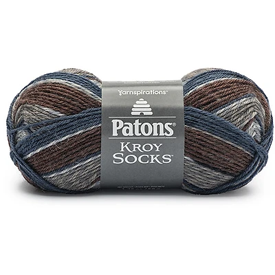 Fil kroy socks #1 - 50gr - marne bleu brun