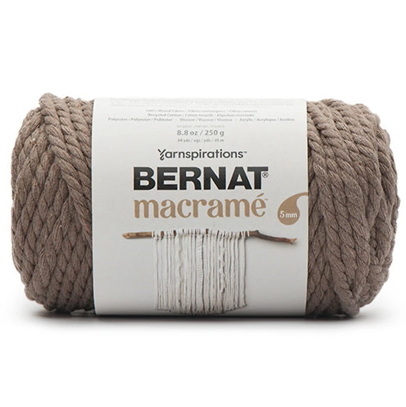 Fil macramé #6 - 250gr - gris brun