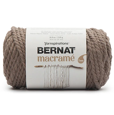 Fil macramé #6 - 250gr - gris brun