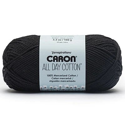 Fil all day cotton #4 - 100gr - noir