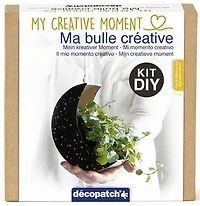 Mini kit décopatch - cache-pot lune