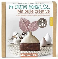 Mini kit décopatch - vase et feuilles