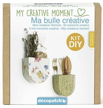 Mini kit décopatch - paniers à suspendre