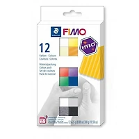 Set of 12 Polymer Clay Fimo Effect