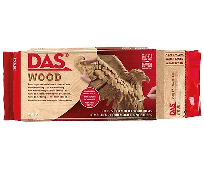 Air-dry clay - wood effect - 700g