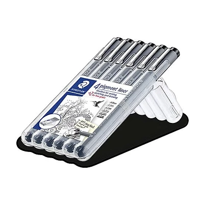 Ens. 6 feutres noirs