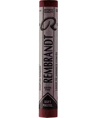 Pastel rembrandt laque garance fonc