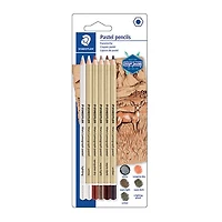 Ens. 6 crayons pastel lumograph