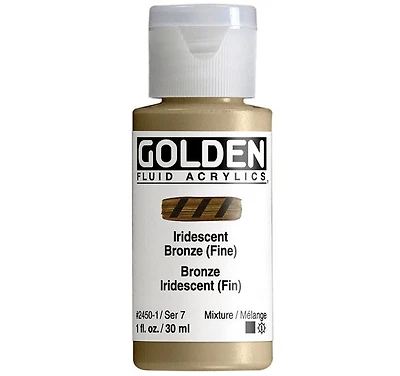 Acrylic fluid - 1 oz iridescent bronze s7