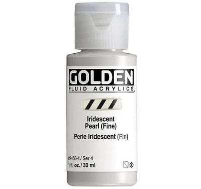 Acrylique fluide - 1 oz perle iridescent s4