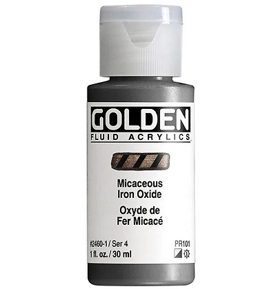 Acrylique fluide - 1 oz  oxyde de fer mirace  s4