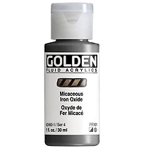 Acrylic fluid - 1 oz  micaceous iron oxide  s4